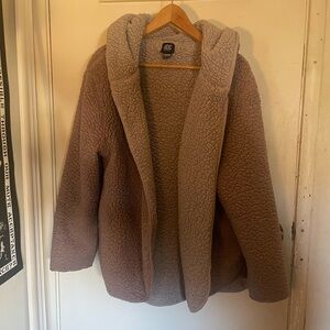 Cozy Purple Sherpa Jacket